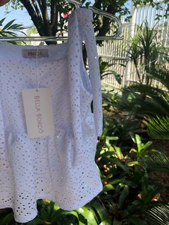 Blusa Amora Branca - Bella Bordô Kids