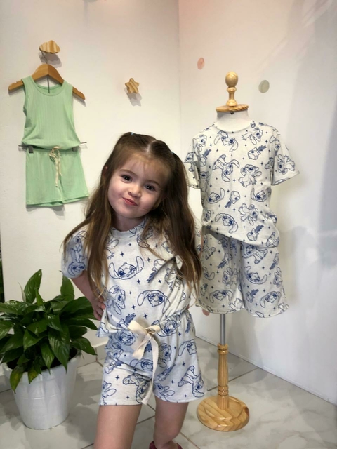 Conjunto Stitch Menina