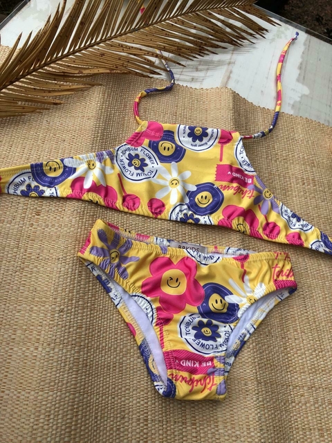 Biquíni estampado Amarelo