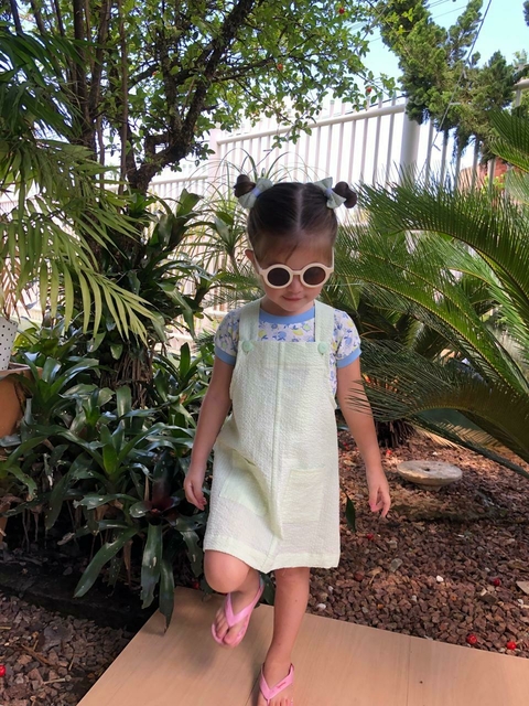 Salopete Menina Verde