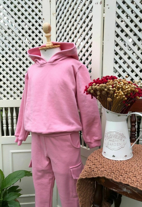 Conjunto Moletom Rosa