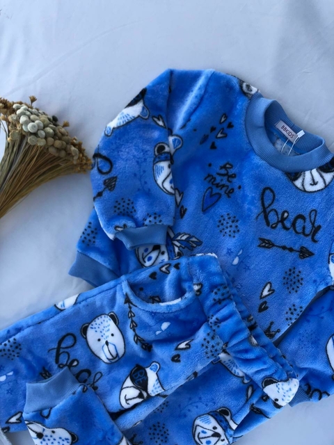 Conjunto Fleece - Urso
