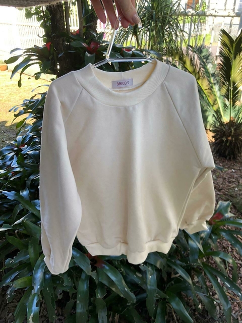 Blusa Moletom Oversized - Off White