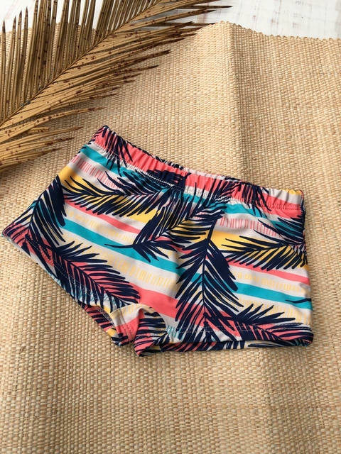 Sunga estampa Folhagem