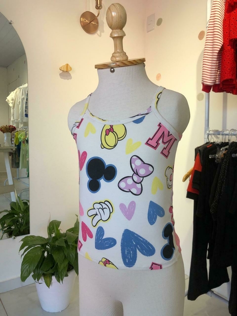 Blusa Alça Minnie