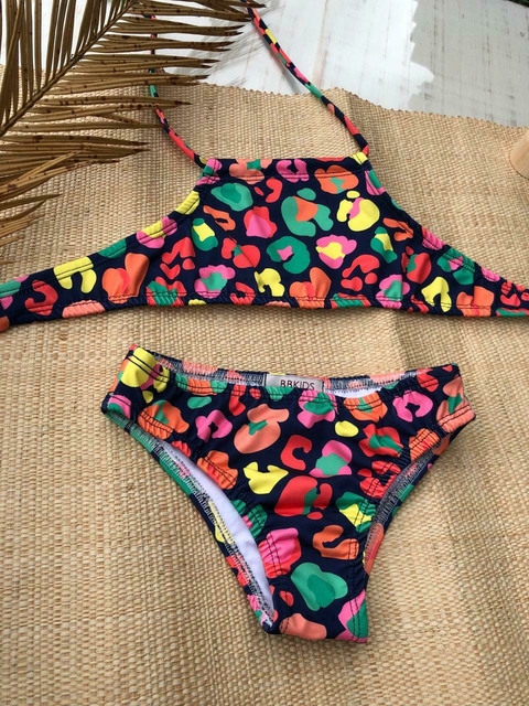 Biquíni estampa Onça Colorida