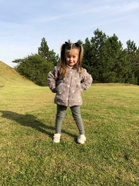 Casaco Aconchego Cinza - Estrelas