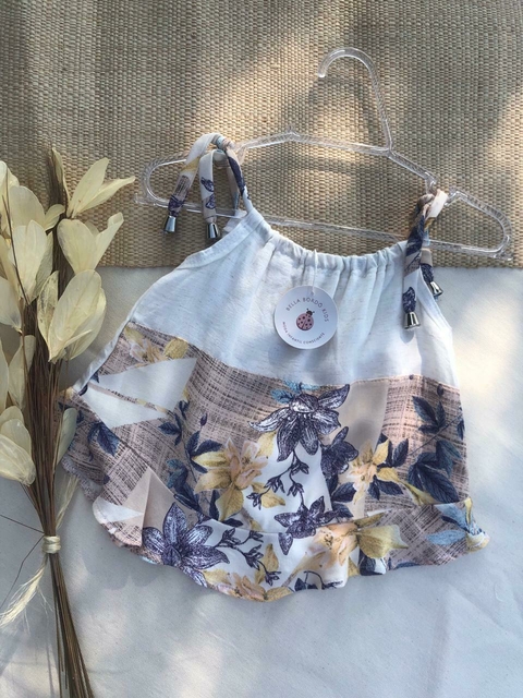 Blusa Flora Linho + Floral