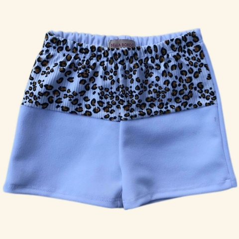 Short Branco e Onça