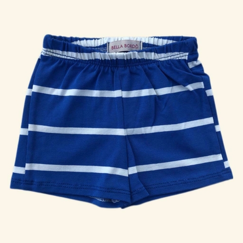 Short Azul Listrado