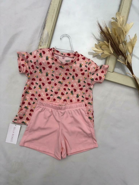 Pijama Salmão Frutinhas