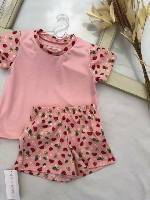 Pijama Salmão Frutinhas