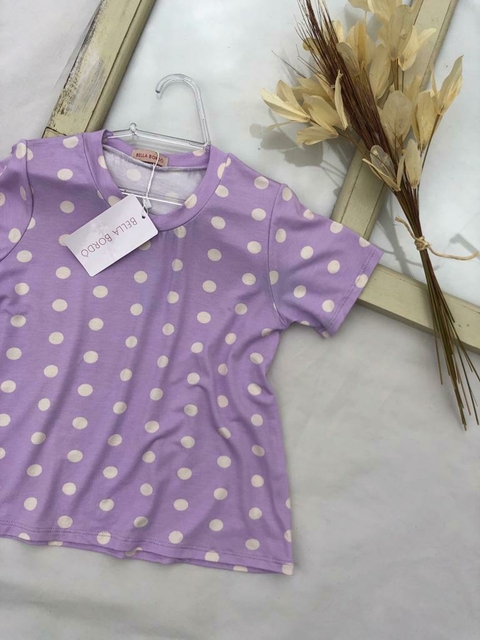 Blusa Laís Poá lilás