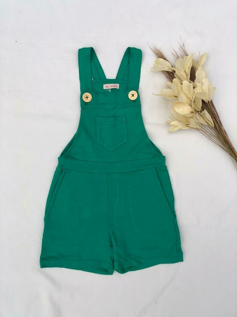 Jardineira Menino Verde Bandeira