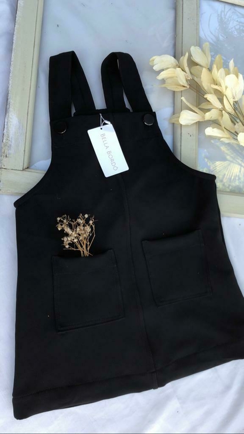 Salopete Menina Preta