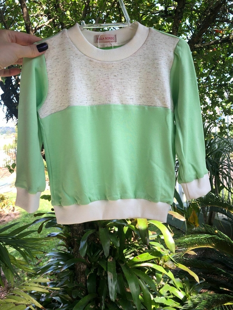 Blusa de Moletinho Salamê - Verde Mint
