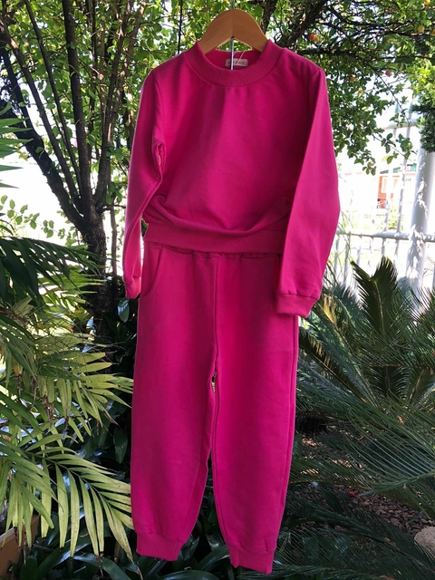 Conjunto Moletom Rosa
