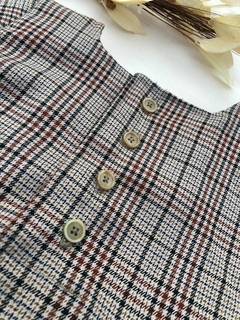 Vestido Melina - Xadrez Marrom na internet