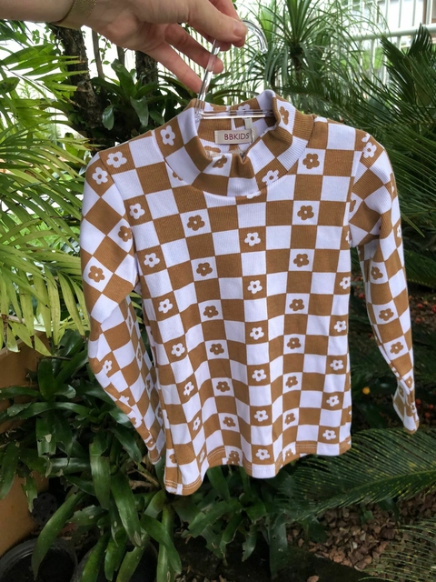 Blusa Canelada Florzinha