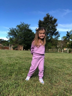 Conjunto Moletom Lilás
