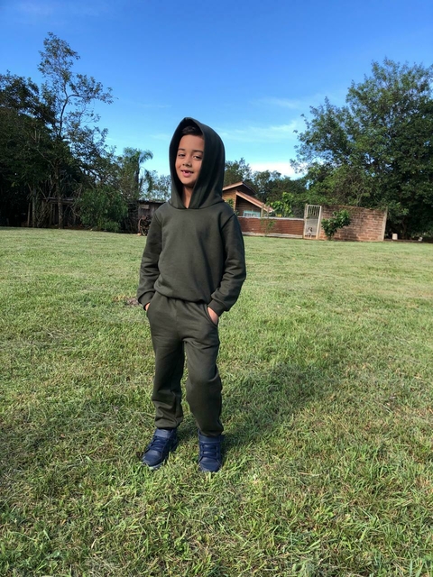 Conjunto Moletom Verde