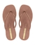 Chinelo Feminino Ipanema Glow Metalizado Rasteirinha Macia Nude - comprar online
