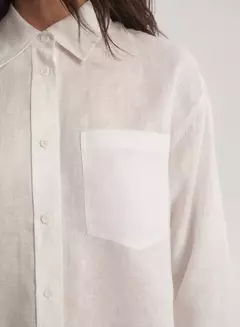 camisa amplia lino en internet