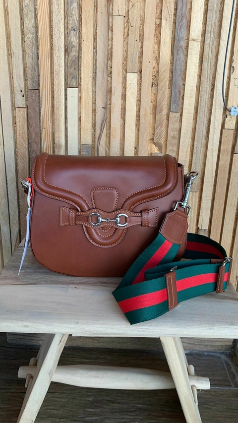 Cartera Anilina con tira
