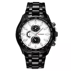 Curren relogios masculinos de luxo original masculino quartzo relógio esportivo