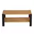 Imagem do Estante Multiuso Natural & Colors 2 prateleiras Extended Mel / Preto