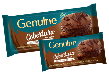 Genuine Cobertura Fracionada ao Leite 1,01 kg