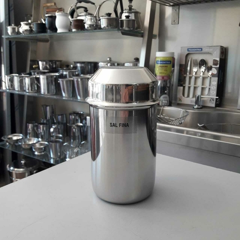 Salero sal fina 1kg acero inoxidable