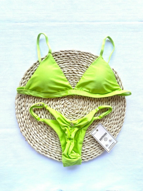 Biquíni Básico Empina Bumbum Verde Lima - comprar online