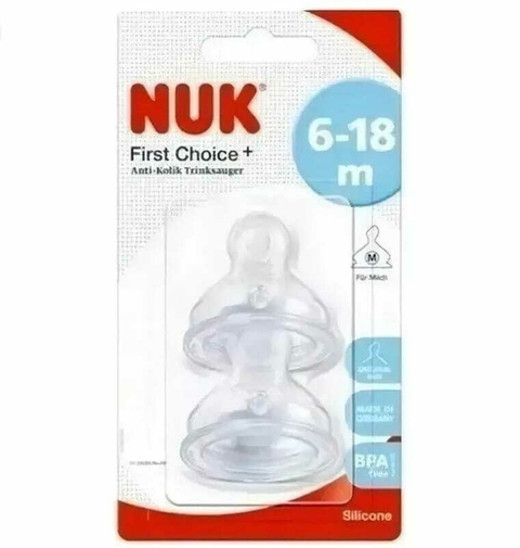 Tetinas NUK First Choise x2 6-18m.
