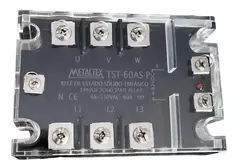 Relé de estado sólido TST-60AS-P 60 A Tri 4-32VCC/48-530VCA