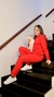 Conjunto de moletom Vermelho - comprar online