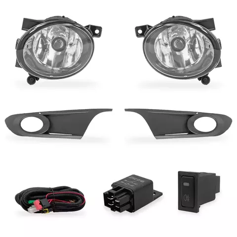 Kit Faros de niebla Jetta 11-14 c/arnes switch Universal y focos 9006