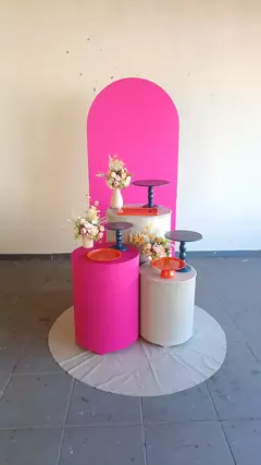 Banner da categoria Kit Pink e dourado (Bandejas Azul escuro e Laranja)