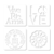 STENCIL EQ ARTE MEDIANO - comprar online