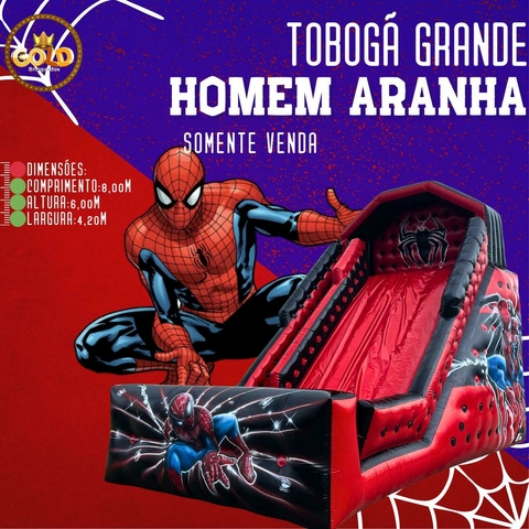 TOBOGÃ GRANDE GRAFITADO - C/ MOTOR