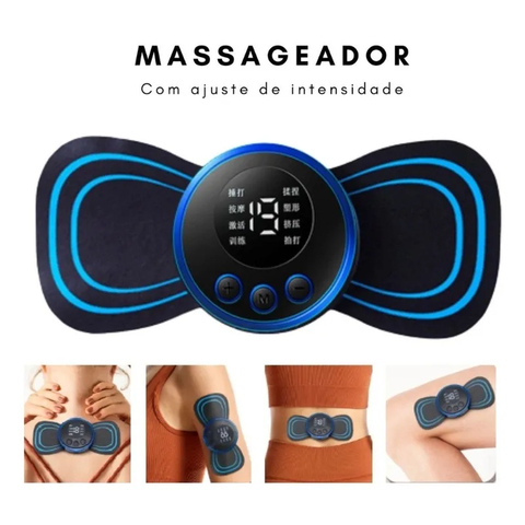 Mini Massageador e Estimulador Elétrico De Pescoço Portátil