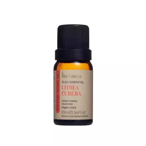 Óleo Essencial Litsea Cubeba Via Aroma - 10ml