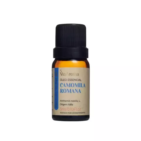 Óleo Essencial Camomila Romana Via Aroma - 3ml