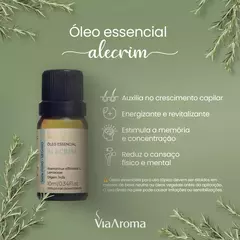 Óleo Essencial Alecrim Via Aroma - 10ml - comprar online