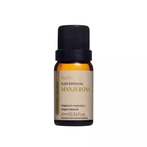 Óleo Essencial Manjerona Via Aroma - 10ml