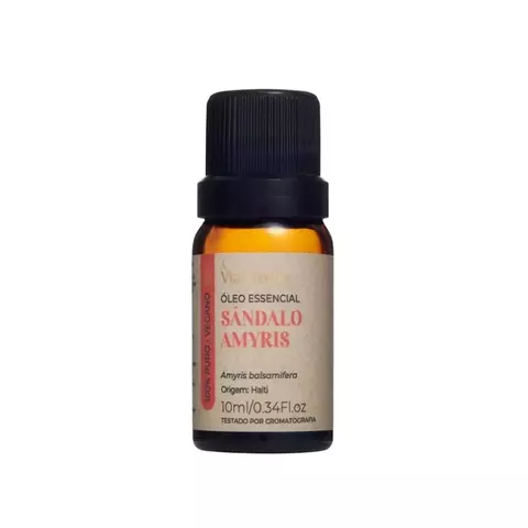 Óleo Essencial Sandalo Amyris Via Aroma - 10ml