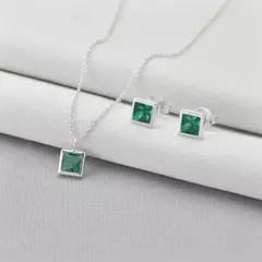 Conjunto Quadrado 6mm Turmalina na internet