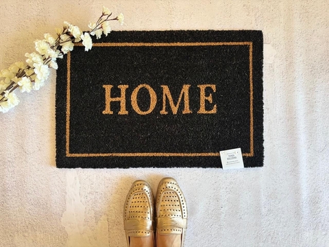Felpudo Home Black