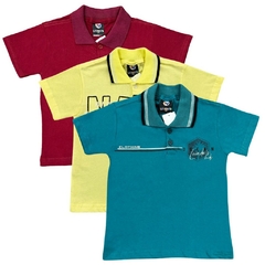 kit 3 Camisas Polo Infantil – Moda Juvenil do 4 ao 14! - loja online