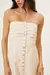 VESTIDO HIT MIDI ALGODAO SEM ALÇA PAULA - comprar online